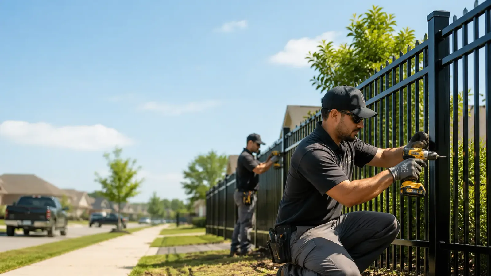 Metal Fence Installation in Wales Center, NY